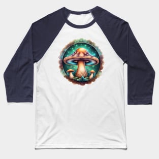 Mushroom Mandala - Trio Baseball T-Shirt